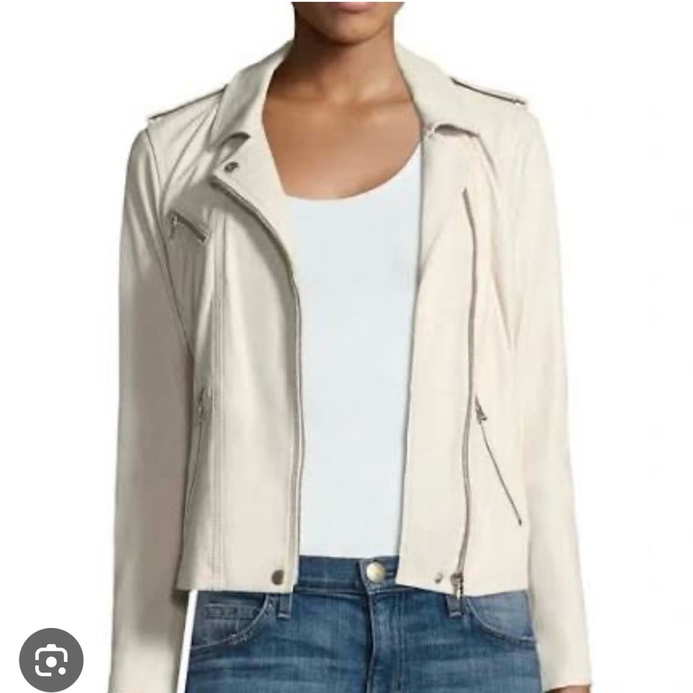 Rebecca Taylor Leather Jacket size 2 mint condition